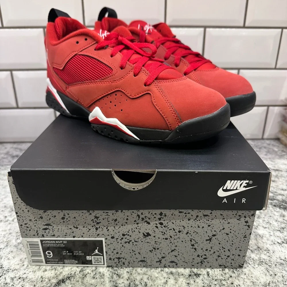 Jordan Men 9 Stadium 90 Sneakers Gym Red Black White HQ3950-600 Basketball Sport